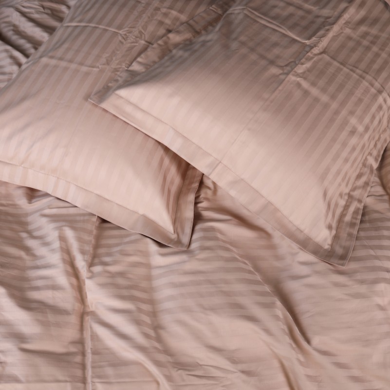 Простирадло на гумці Satin Stripe 30-0004 Cream - 4