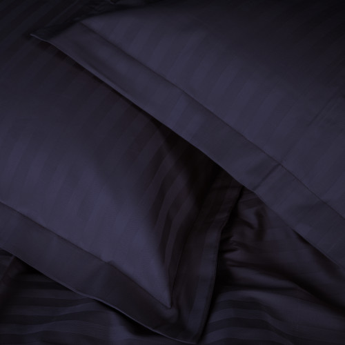 Постільна білизна Satin Stripe 30-0021 Dark Blue - 4