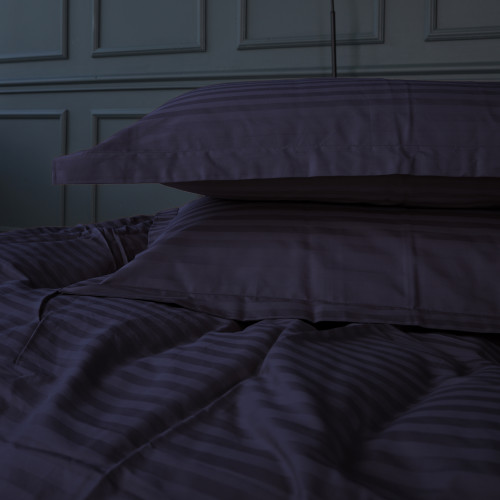 Постільна білизна Satin Stripe 30-0021 Dark Blue - 5