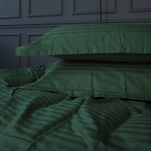 Постельное белье Satin Stripe 30-0017 Green - 5