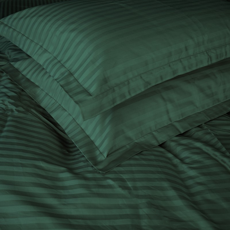 Простынь Satin Stripe 30-0017 Green - 6