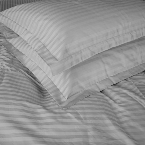 Наволочка Satin Stripe 30-0010 Light Gray