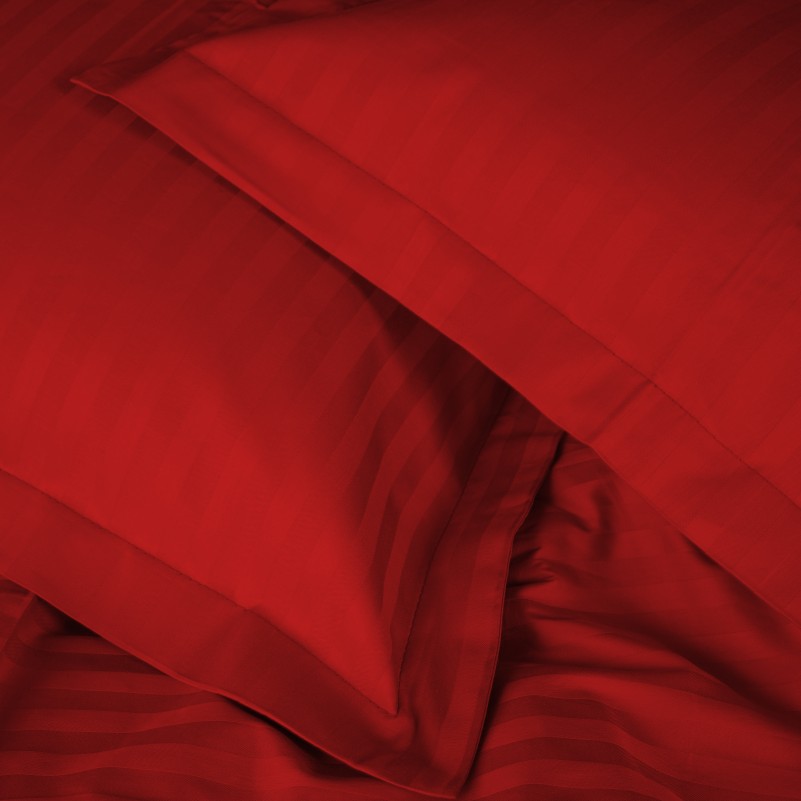 Простынь Satin Stripe 30-0018 Red - 4