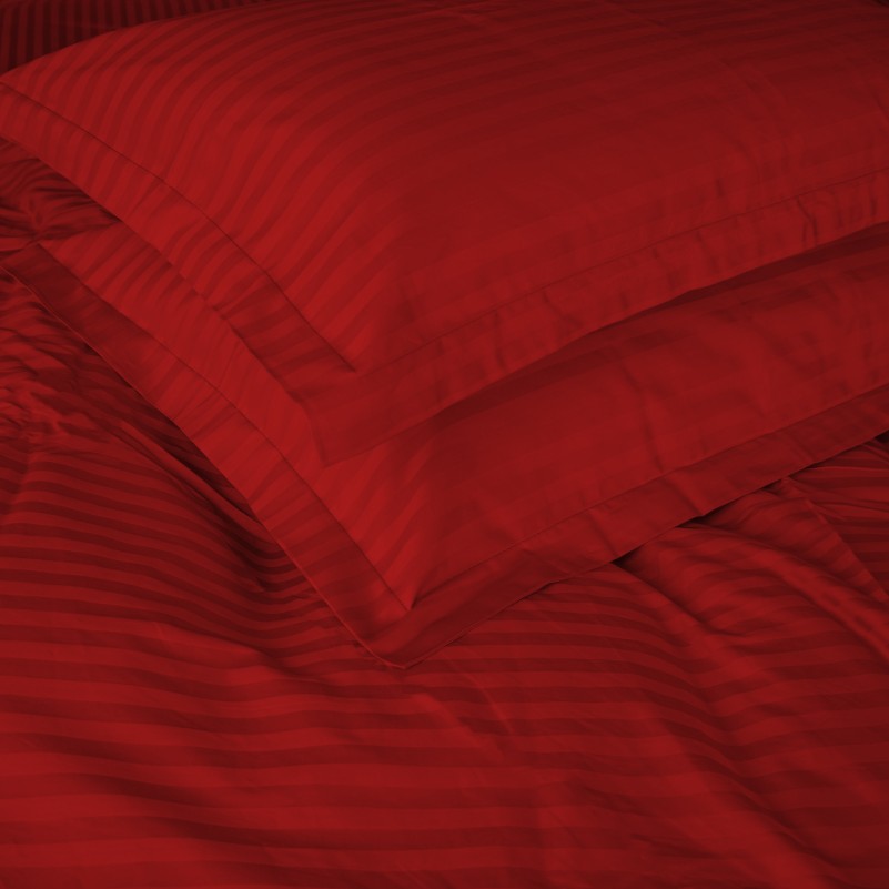 Постельное белье Satin Stripe 30-0018 Red - 5