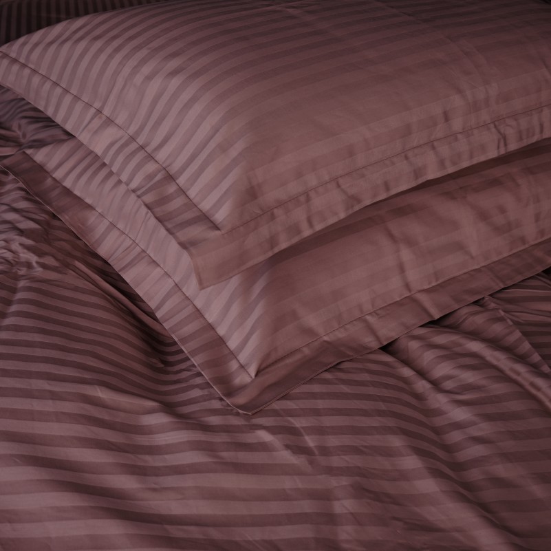 Простынь Satin Stripe 30-0008 Smoky Pink - 6