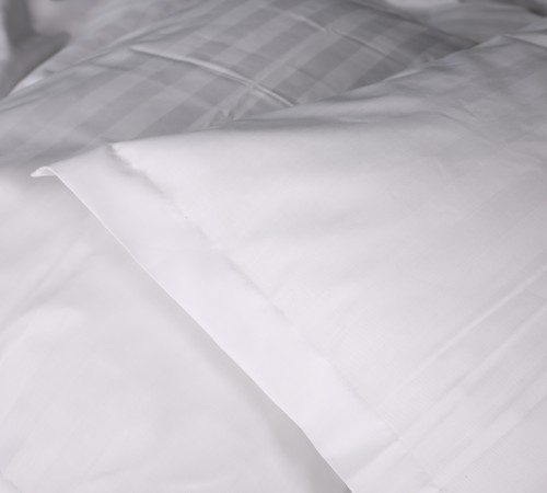 Наволочка Satin Stripe 30-0001 White - 2