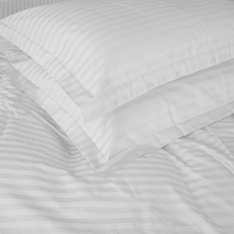 Наволочка Satin Stripe 30-0001 White