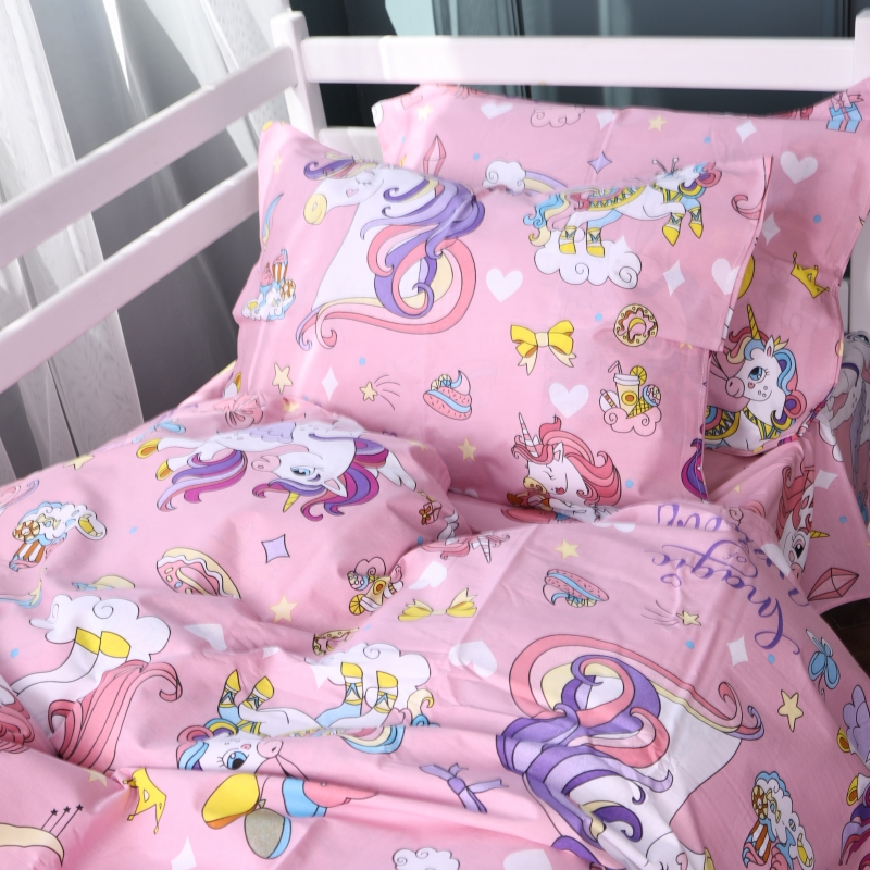 Підковдра Бязь Kids Time 17-0836 Unicorn kids
