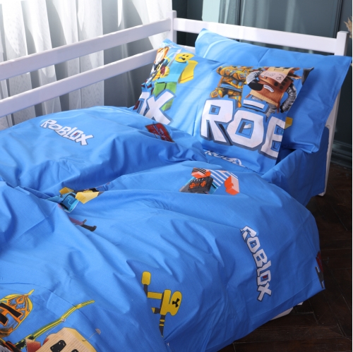 Простынь Бязь Kids 17-0820 Roblox game blue - 2