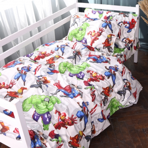 Комплект постільної білизни Бязь Kids Time 17-0823 Hero Force