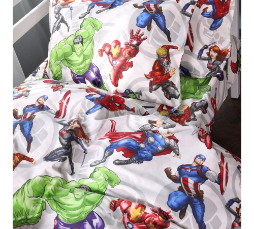 Простынь Бязь Kids 17-0823 Hero Force - 2