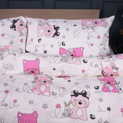 Підковдра Ranforce Elite 17-0776 Magic cats pink - 2
