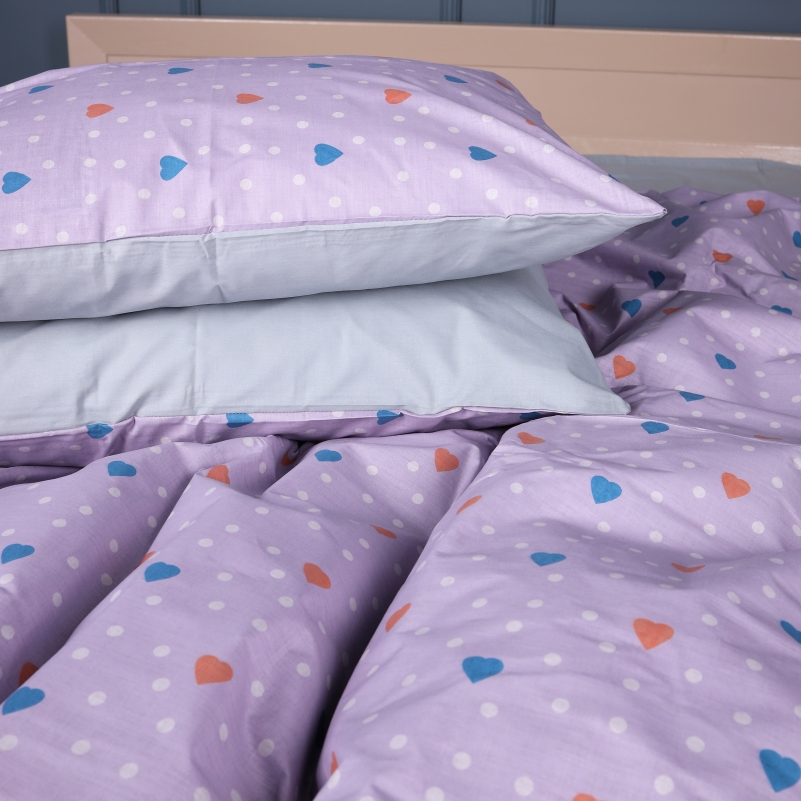 Комплект постільної білизни Бязь 17-0782 Pastel Love Print - 3