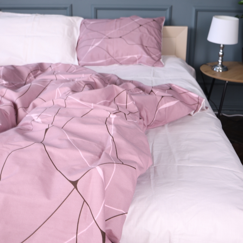 Комплект постільної білизни Бязь 17-0810 Accents pink - 3