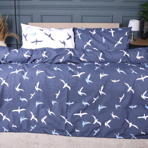 Пододеяльник Ranforce Elite 17-0825 Flying birds blue - 2
