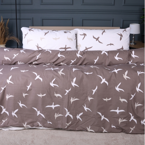 Підковдра Ranforce Elite 17-0826 Flying birds brown - 2