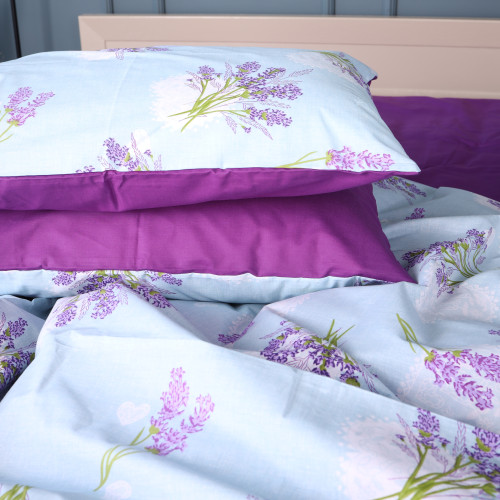 Комплект постільної білизни Бязь 17-0130 Lavender sea - 2