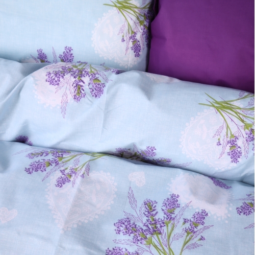 Пододеяльник MirSon Ranforce Elite 17-0130 Lavender sea