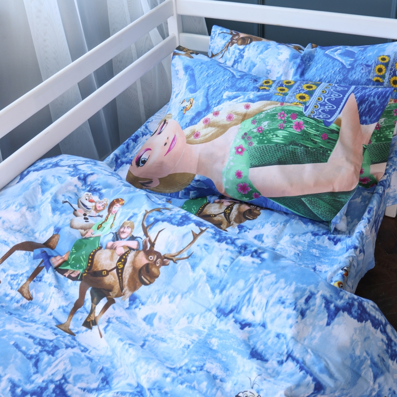 Підковдра Бязь Kids Time 17-0792 Frozen blue - 2