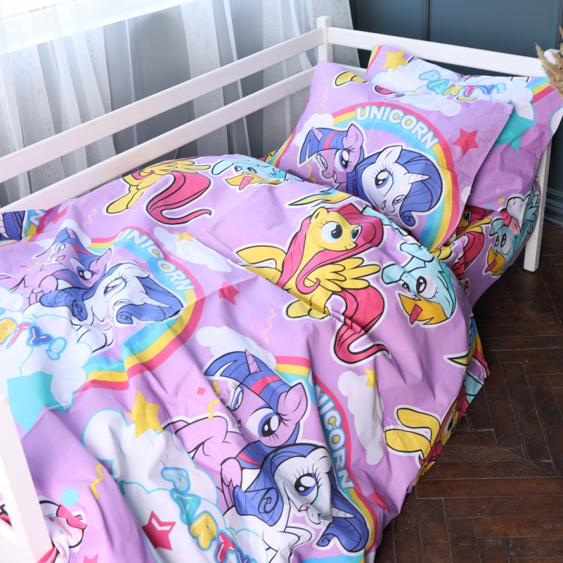 Комплект постільної білизни Бязь Kids Time 17-0793 My Little Pony