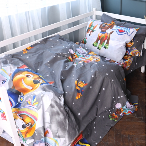 Пододеяльник Бязь Kids Time 17-0795 Paw Patrol Winter gray - 2