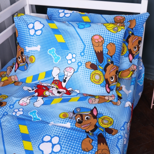 Простынь Бязь Kids Time 17-0780 Paw Patrol blue
