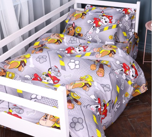 Наволочка Бязь Kids Time 17-0781 Paw Patrol gray - 2