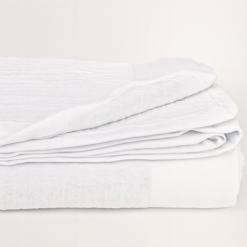 Покрывало №1501 Muslin hug white - 6