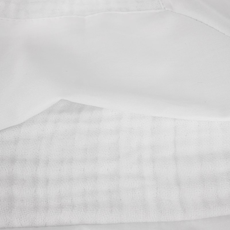 Покрывало №1501 Muslin hug white - 4
