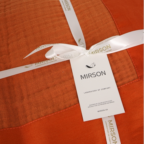 Покрывало №1503 Muslin hug terracotta