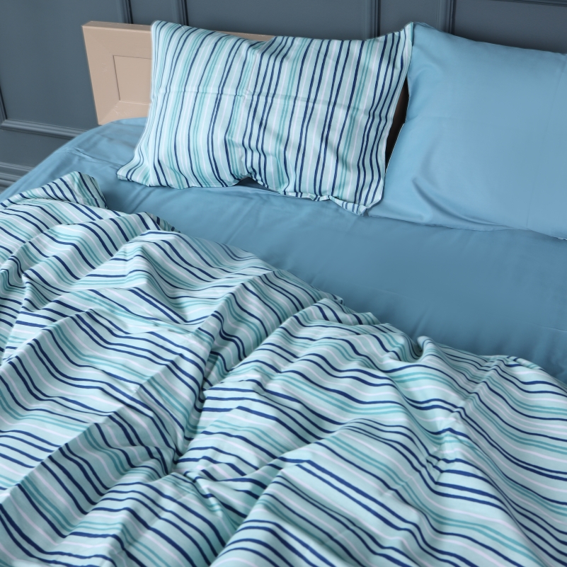 Комплект постільної білизни Сатин STANDART 22-1432 Wave Freshnessl - 2