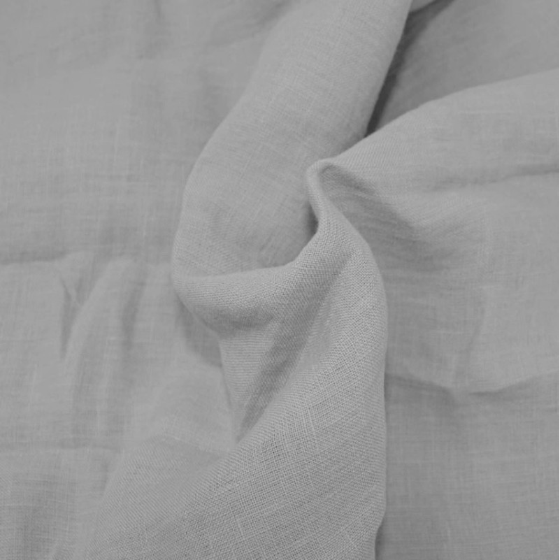 Простынь на резинке Лен Natural Linen "Jasmine" - высота 25 см (детские 10 см) - 1