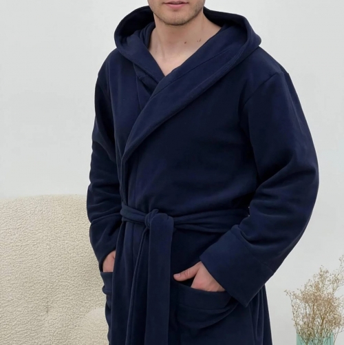 Халат "Warmth Line" navy blue - 2