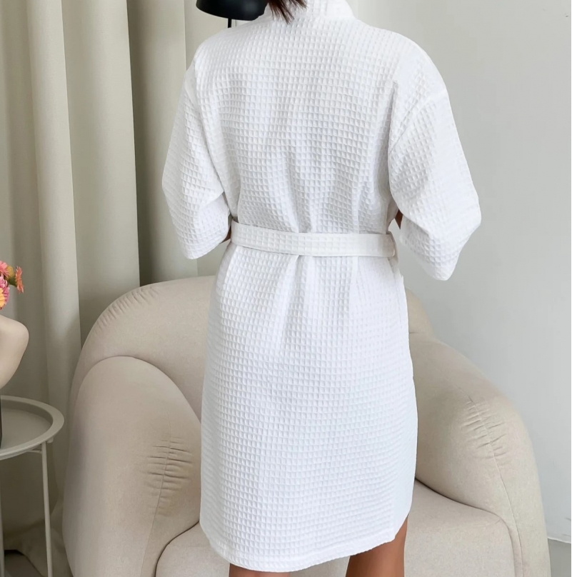 Халат "Soft Waffle" white - 1