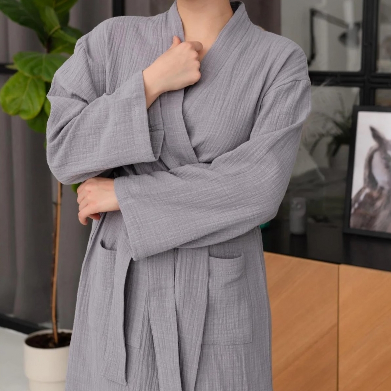 Халат "Muslin Touch" gray - 2
