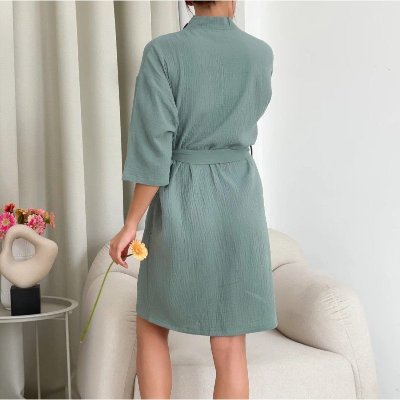 Халат "Luna Muslin " olive - 1
