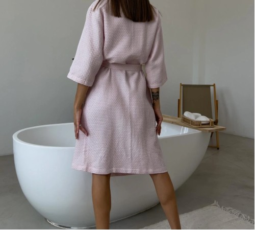 Халат "Waffle Whisper" pale pink - 2