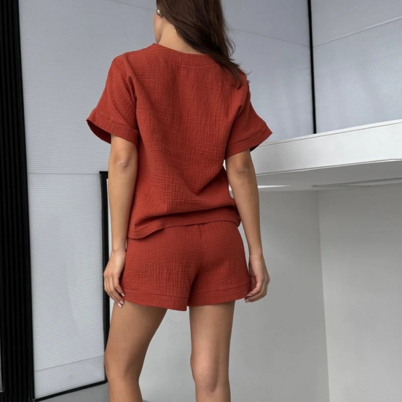Жіночий костюм "Soft Terra" terracotta - 1