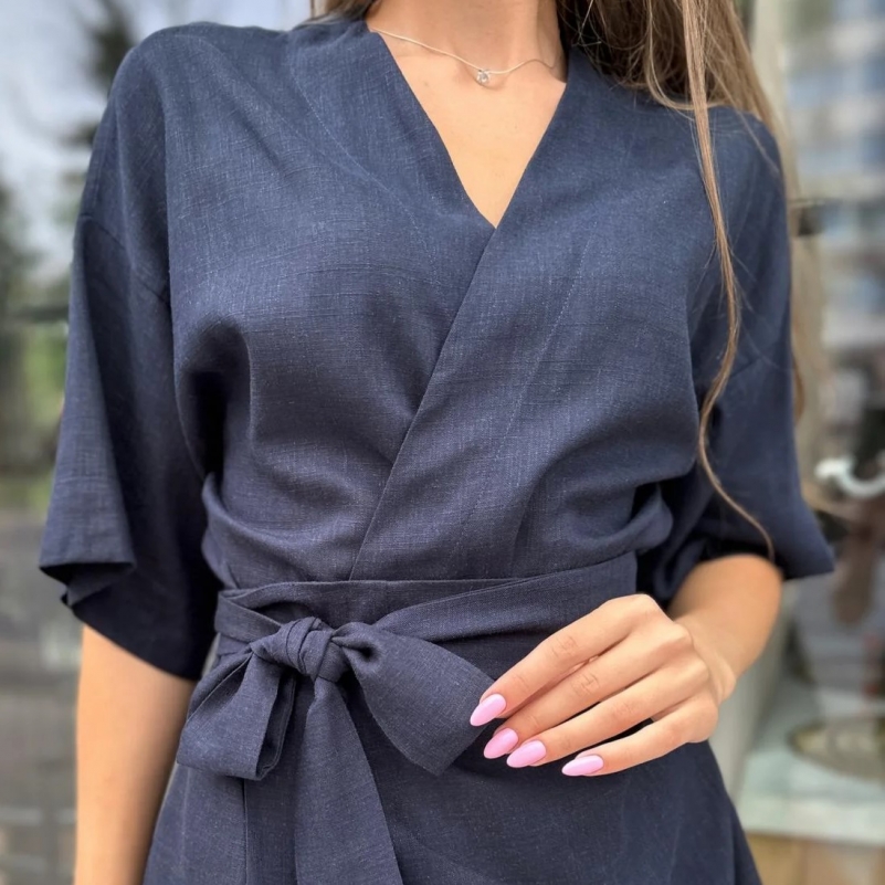 Жіночий костюм "Petal Lounge" dark blue - 2
