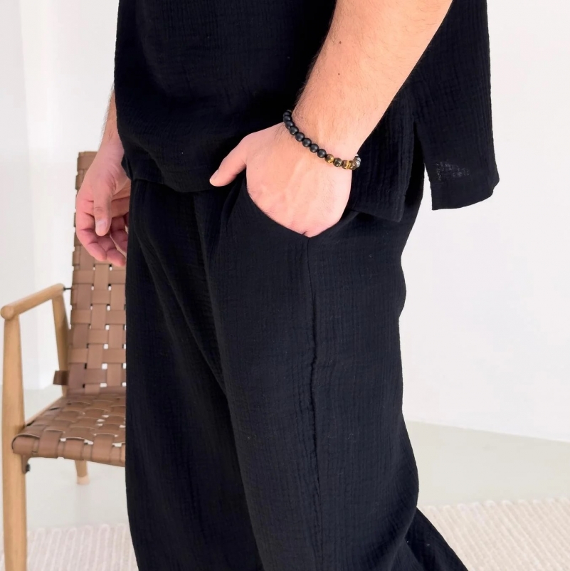 Пижама "Modern Muslin" black - 3