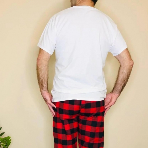Пижама "Stylish Flannel" red/white - 2