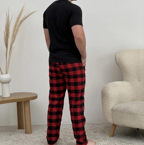Пижама "Stylish Flannel" red/black - 2