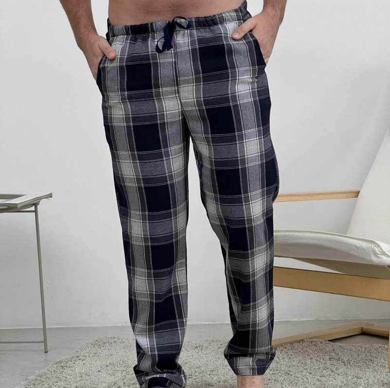 Пижама "Flannel Comfort" dark blue - 3