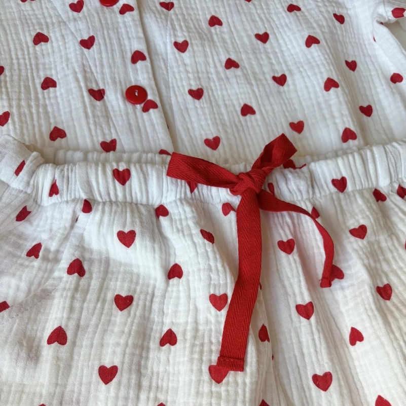 Піжама "Heart red" з шортами - 2