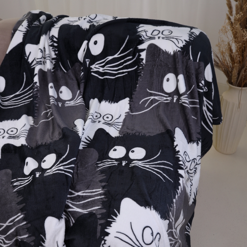 Плед М "Tiny Comfort" Night cats - 2