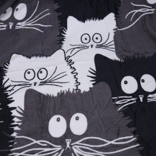 Плед М "Tiny Comfort" Night cats - 2