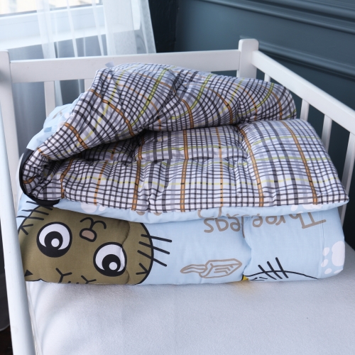 Одеяло антиалергенное №3806 Kids Time 18-0007 Cool Cat бязь (зимнее)