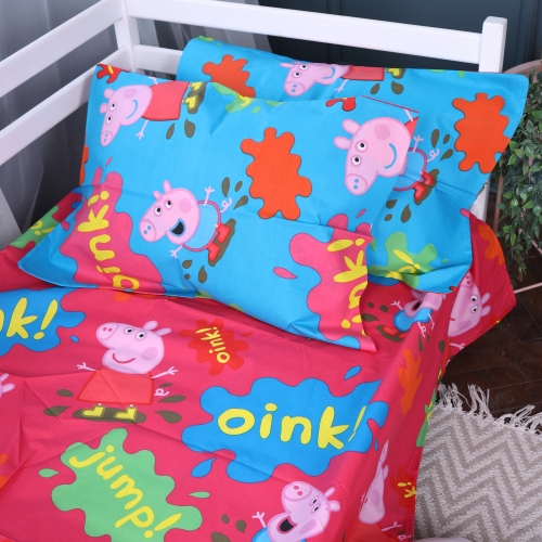 Простирадло дитяче Бязь Kids Time 17-0507 Peppa - 2