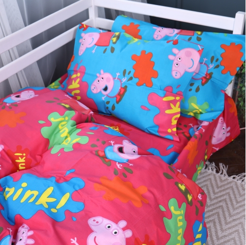 Комплект постільної білизни Дитячий Бязь Kids Time 17-0507 - 2