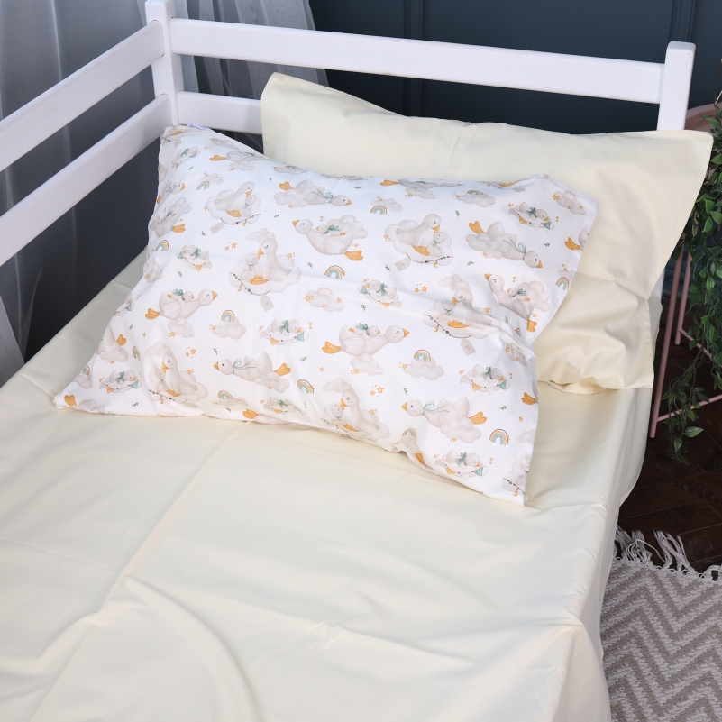 Простынь Сатин Kids Time 22-1419 Sleepy ducklings
